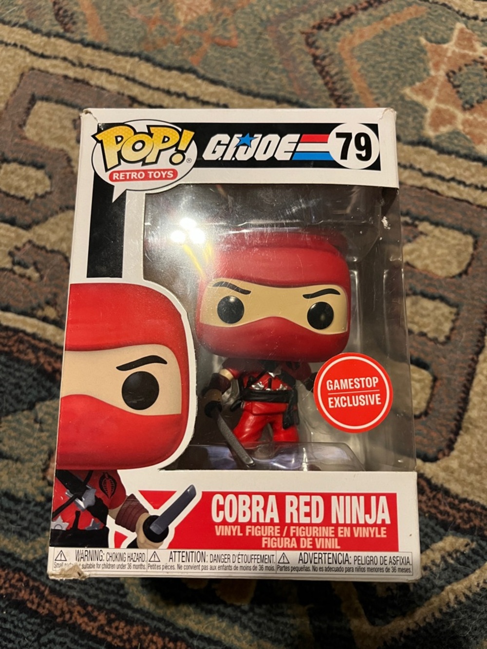 Funko POP! G.I. Joe Cobra Red Ninja Vinyl Figure - Red, Black